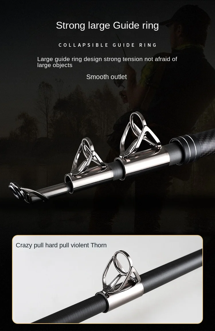 Manufacturer Wholesale  Telescopic Carbon Fiber Fishing Rod  Throwing Pole Lightning Anchor Sea One Fishing Rod - Buy Telescopic Fishing  Rod Carbon Fiber, Hand Fishing Poles,Sea One Fishing Rod Product on  