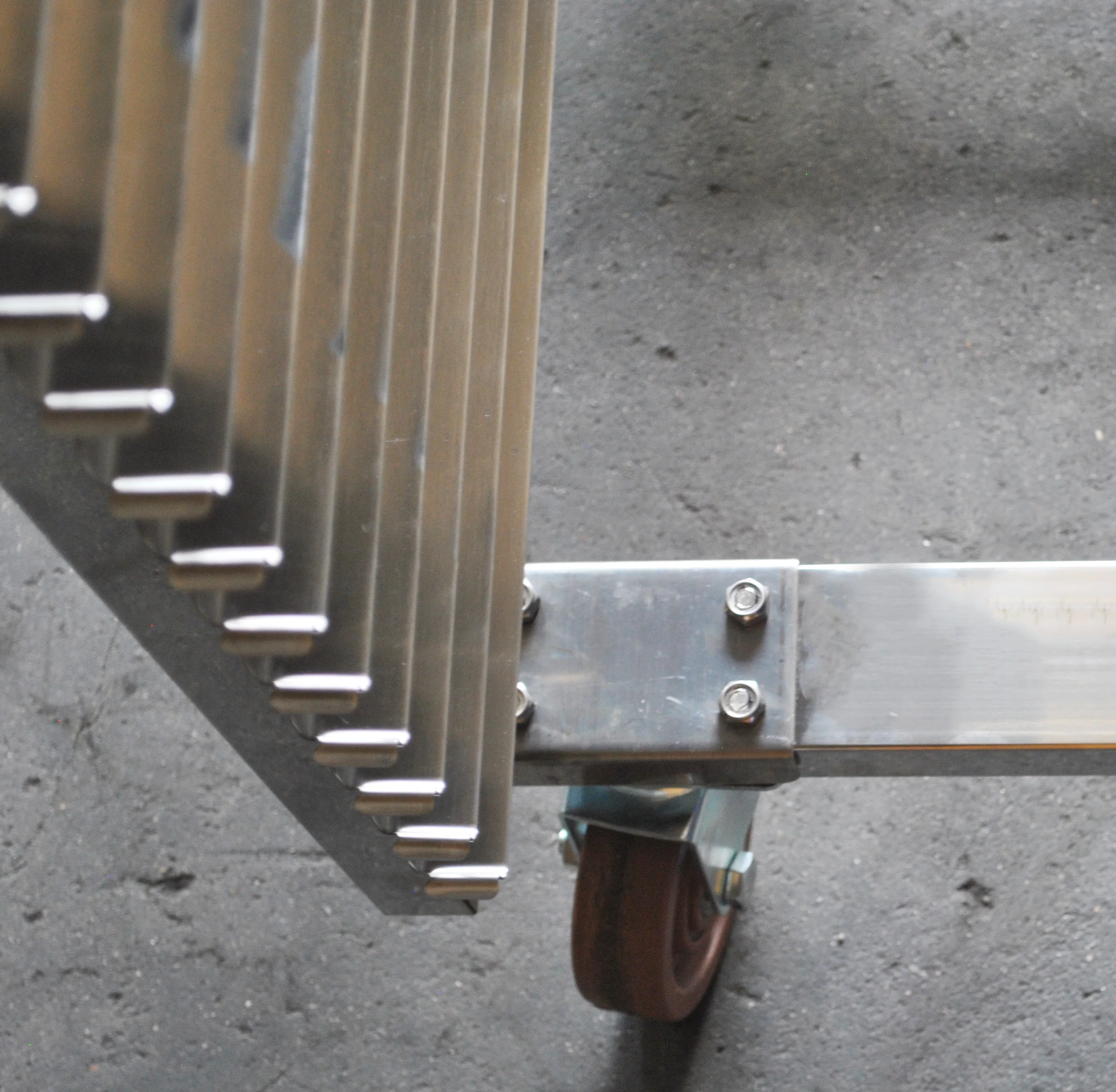 Custom Made Multiple Tiers Bun Pan Tray Bread Oven Cart Rack, Storage Kitchen Food Cart Rack for Catering, Steel Cooling Trolley