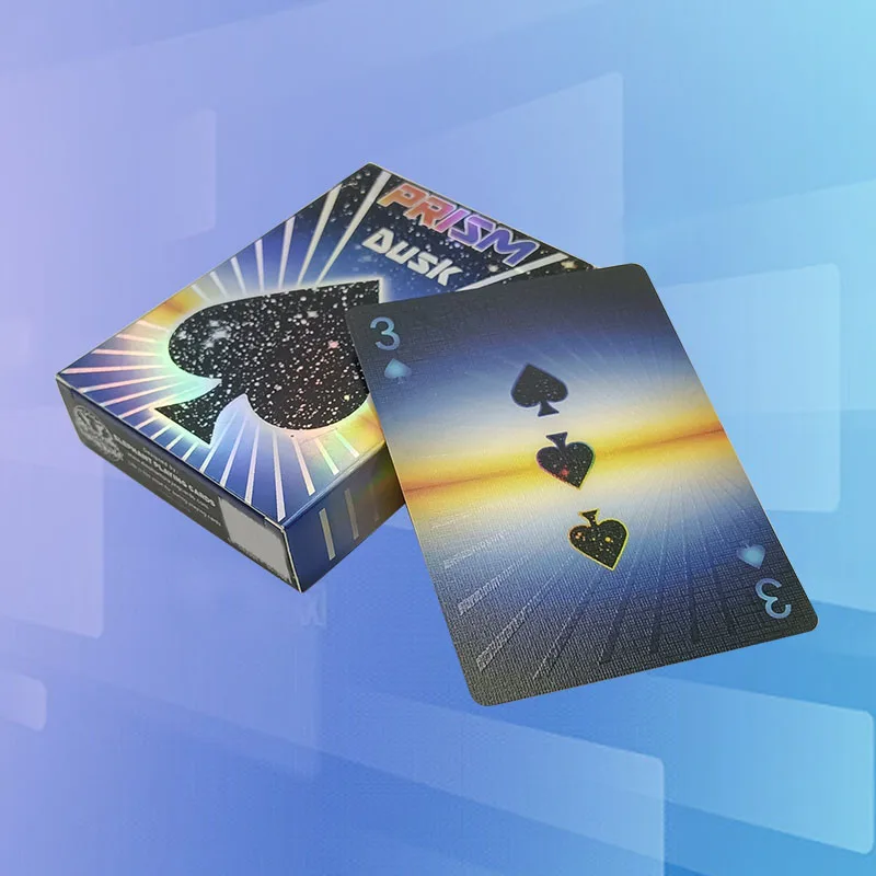 High Quality UV Holographic Foil Paper Wholesale Custom Printing Personalized Logo Design Festive Playing Cards Unique LOGO High Quality UV Holographic Foil Paper Wholesale Custom Printing Personalized Logo Design Festive Playing Cards Unique LOGO