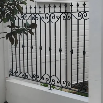 Luxury Garden decorative Fence customization Galvanized Aluminum privacy Metal Fence Panels Morden Gates Outdoor art Fence