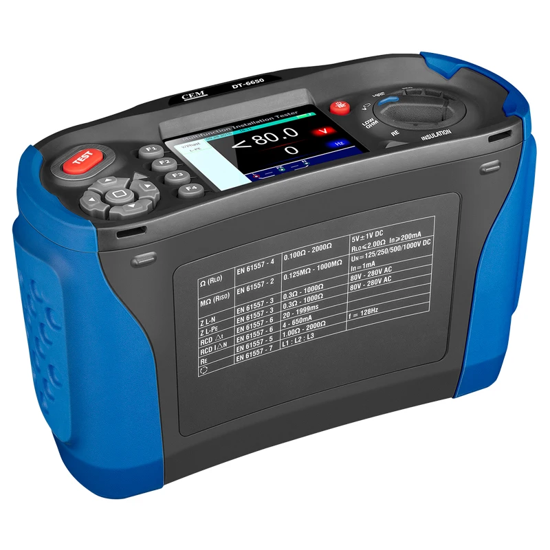 5000V High Voltage Portable Insulation Resistance Tester Megohmmeter