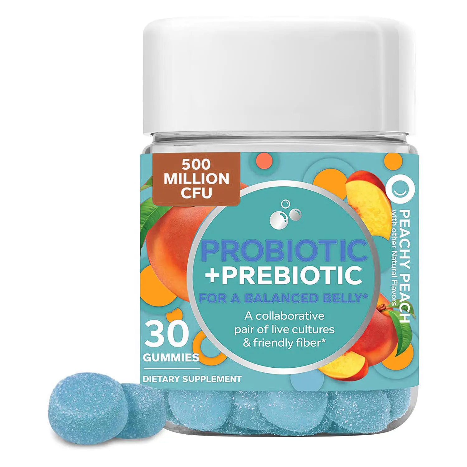Supply Private Label Women's Supplement Prebiotic Probiotics Gummies For Vagina Probiotics supplier