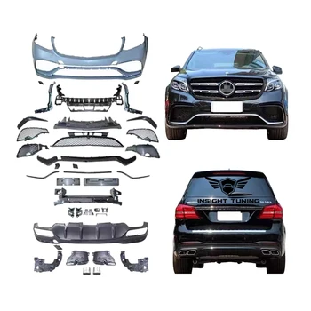 2016-2019 Facelift Car Bumper Bodykit For Mercedes Benz GLS W166 Upgrade To GLS63 Sport Design Body Kit