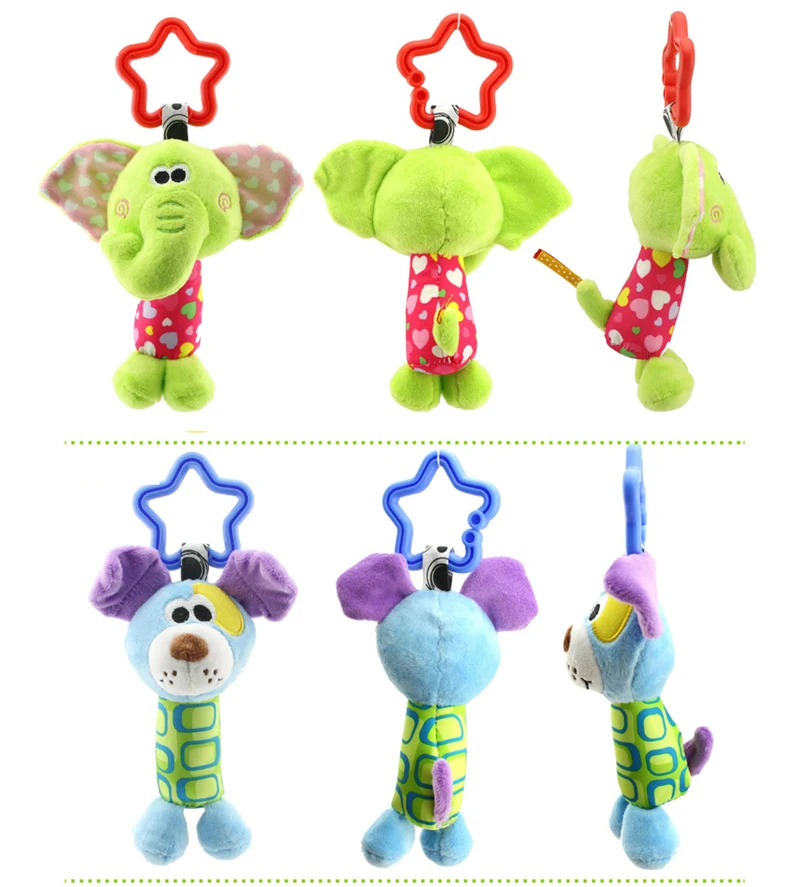 H003 плюшевые животные ветровой колокольчик подвесная детская игрушка