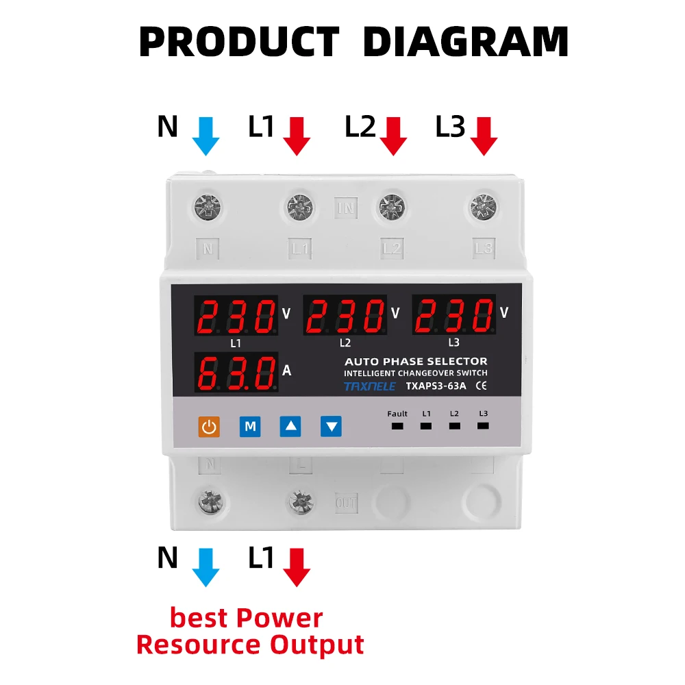 Mothinessto Protecteur De Surtension De Foudre Domestique Protecteur De Surtension PV DC, Coque