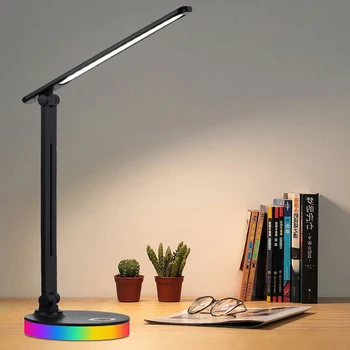 CSX New RGB Smart Table Lamp Bedroom Atmosphere RGB Color Changing Desk Light App Control Table-Wall LED-Lamp