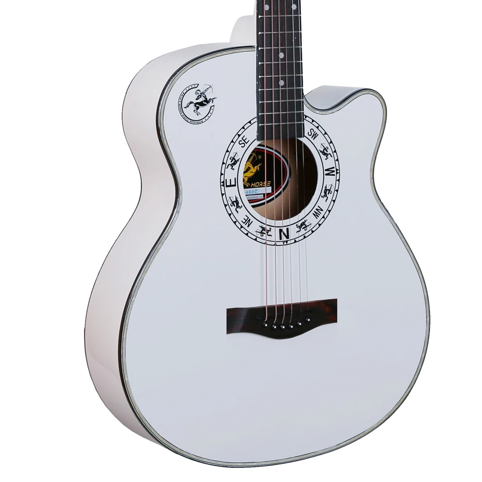 カラフルな40インチカッタウェイアコースティックギター