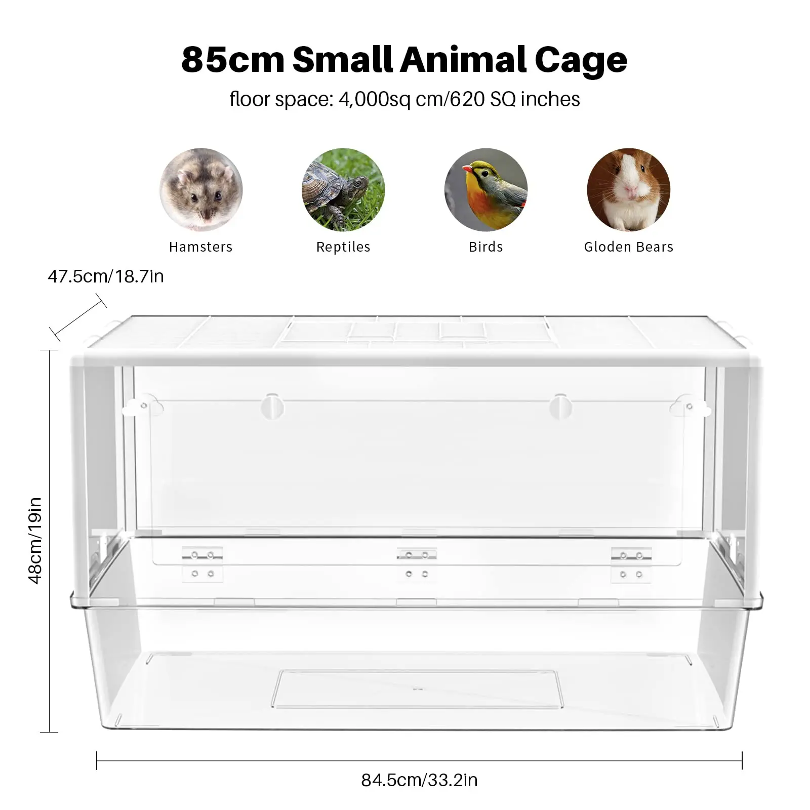 Transparent Hamster Cages - Custom Sizes & Durable Acrylic