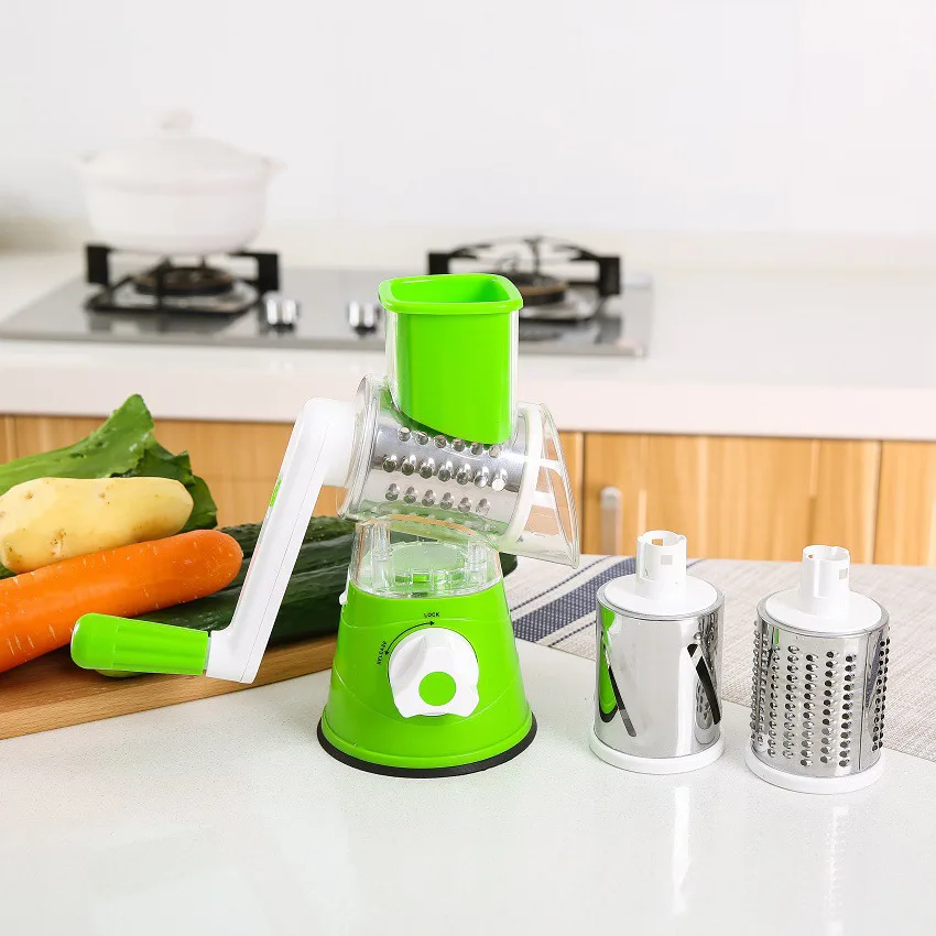 Hot Sale Kitchen Vegetable Fruit Tabletop Drum Grater