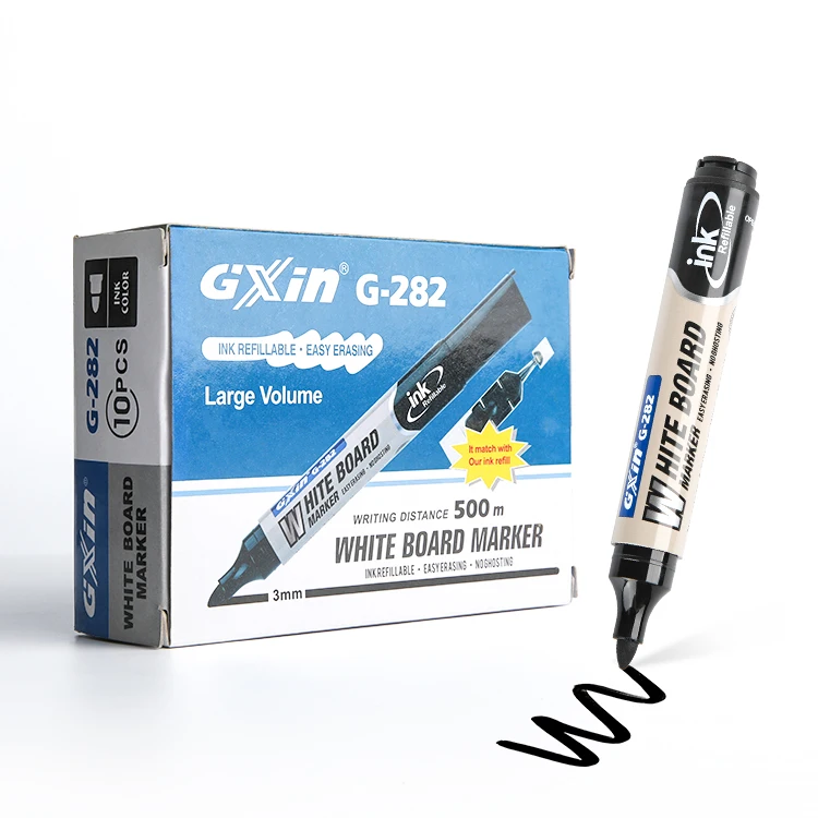 Gxin G282 Hot Sale Large Capacity Oil Based White Board Pen Repeated