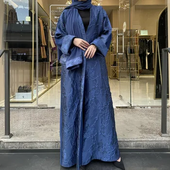 2024 new Ramadan high quality three-dimensional touch and satin with fashionable design premium robe abaya