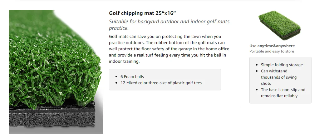 golf mat 