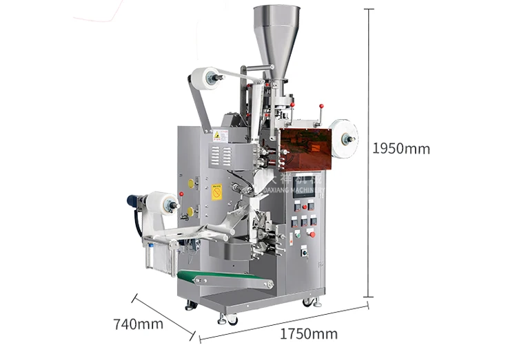 DCK-18 Automatic With Rope And Label Inner And Outer Dip Coffee Tea Bag Packing Machine factory