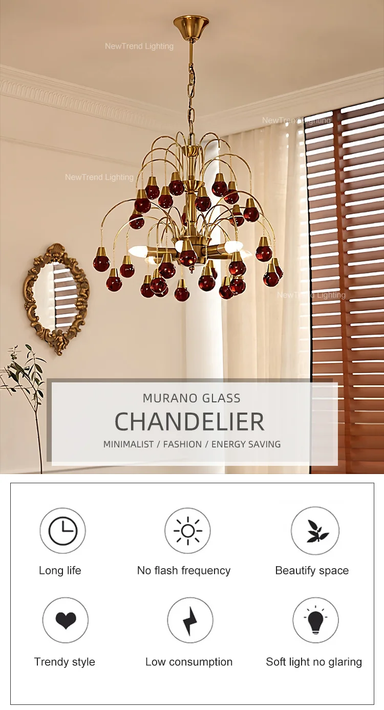 cpl 465 modern minimalist murano glass pendant light  nordic style led suspension lamp for dining room chandeliers-0