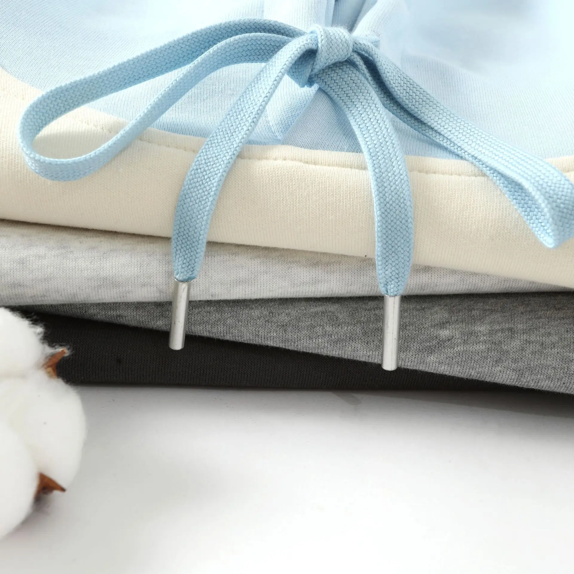 Solid Color Assorted Size High Quality 360 Gsm Cotton Thick Contrast Stitching Heavyweight ...