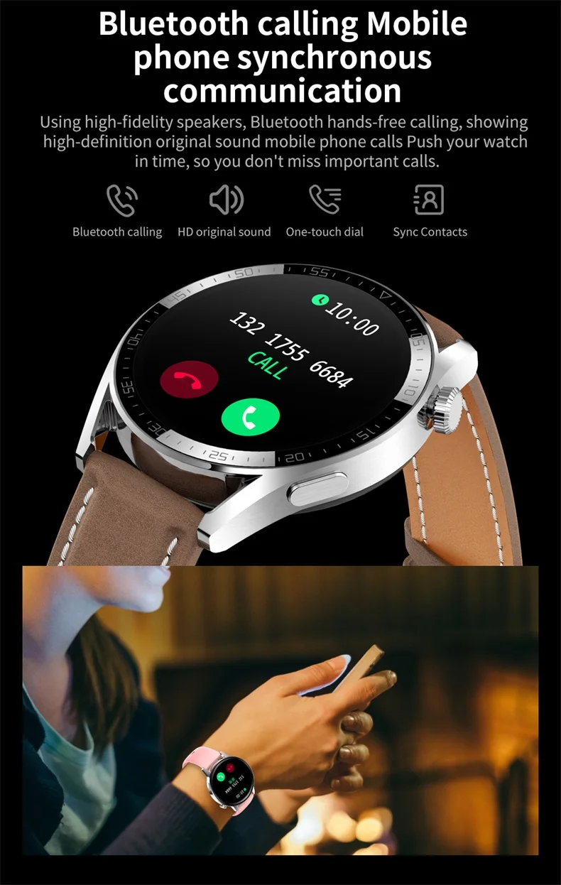 New Ladies Smart Watch AK03 with 1.36inch HD Screen 390*390 BT Call IP67 Waterproof 2022 Smartwatch (6).jpg