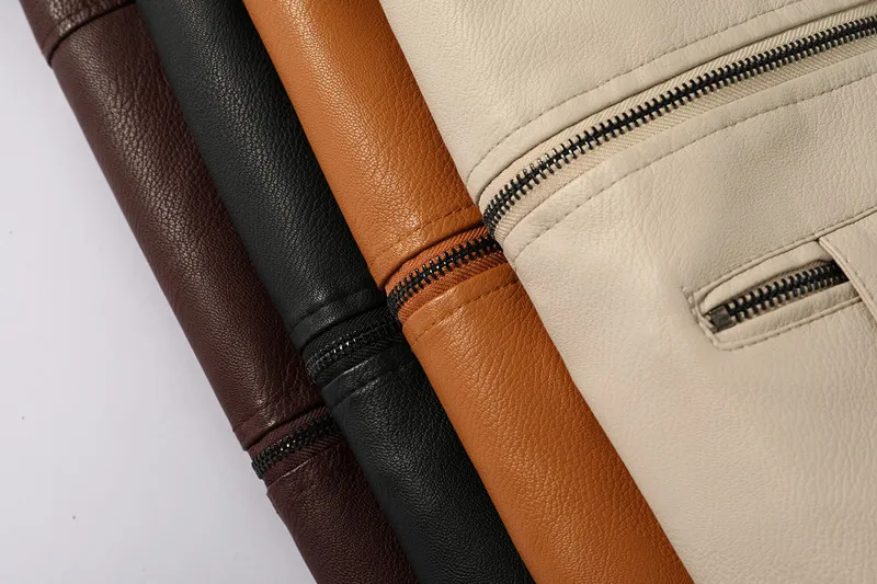 Men's Hooded Leather Jacket For Autumn And Winter Warmth_voghion.com