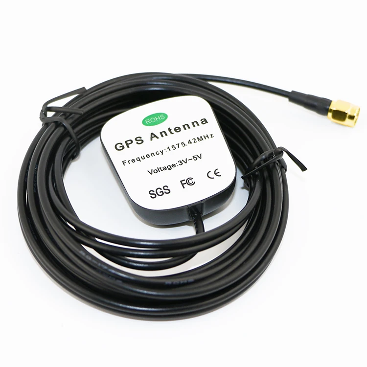 CE ROHS Mini 1575.42Mhz 28dbi Active External Car GPS Antenna with SMA or Fakra Connector Price