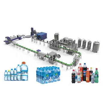 Automatic mineral water filling machine / water bottling equipment / complete filling capping machine