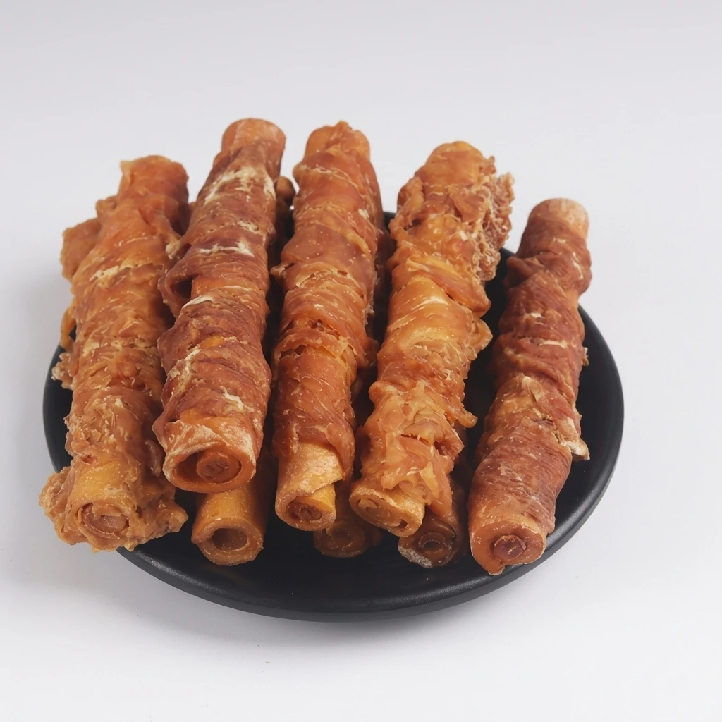 Wholesale Pet Treats Puppy High Crude Protein Pet Dog Food Chicken & Coconut Dog Treats Protect Teeth Training Dental Chew Food