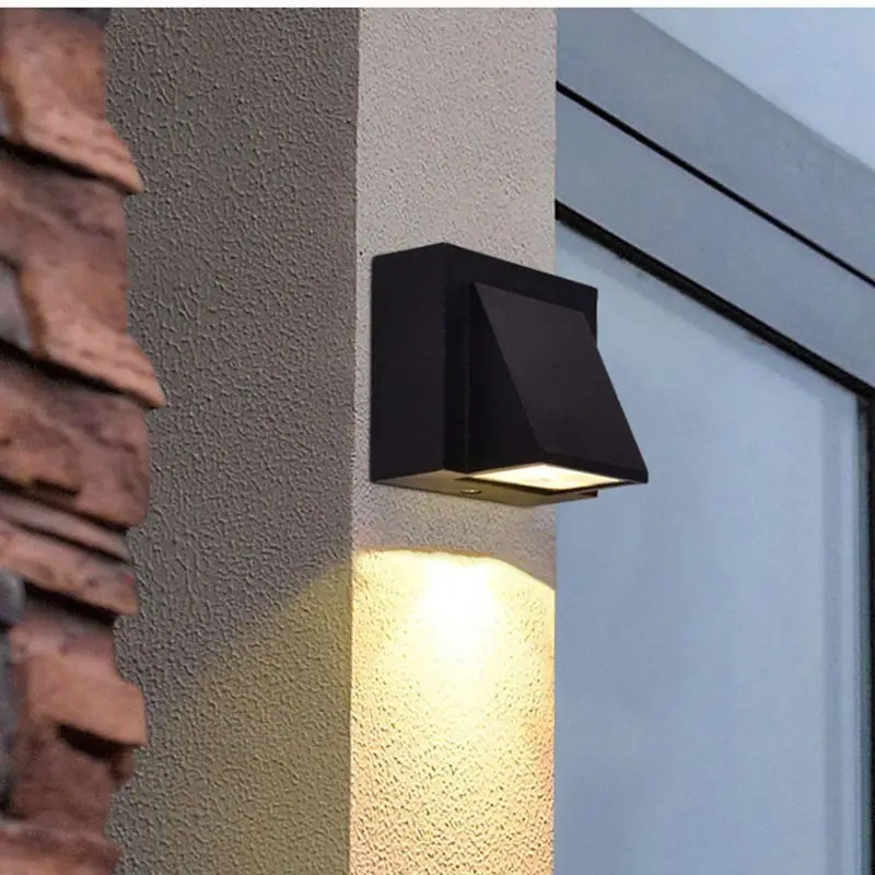 3w 5w Modern Simple Creative Outdoor Waterproof Wall Lamp Led Courtyard Lamps Gate Lamp Terrace Balcony Garden Wall Light