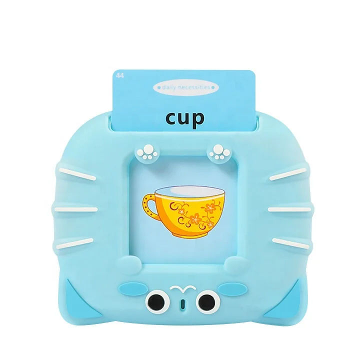 YMX KA06 пользовательские говорящие слова фонарик карточка Обучающие игрушки машина для детей мальчиков