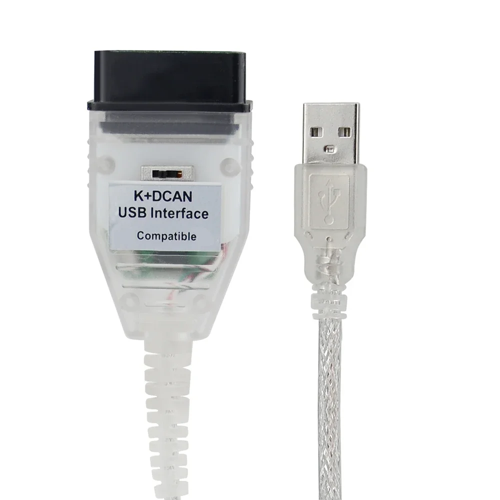 For BMW K DCAN FTDI 9241A With Switch K DCAN OBD 2 OBD2 Interface OBDII ...