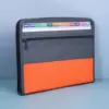 A4 - Naranja - Páginas interiores transparentes - 13 cuadrículas