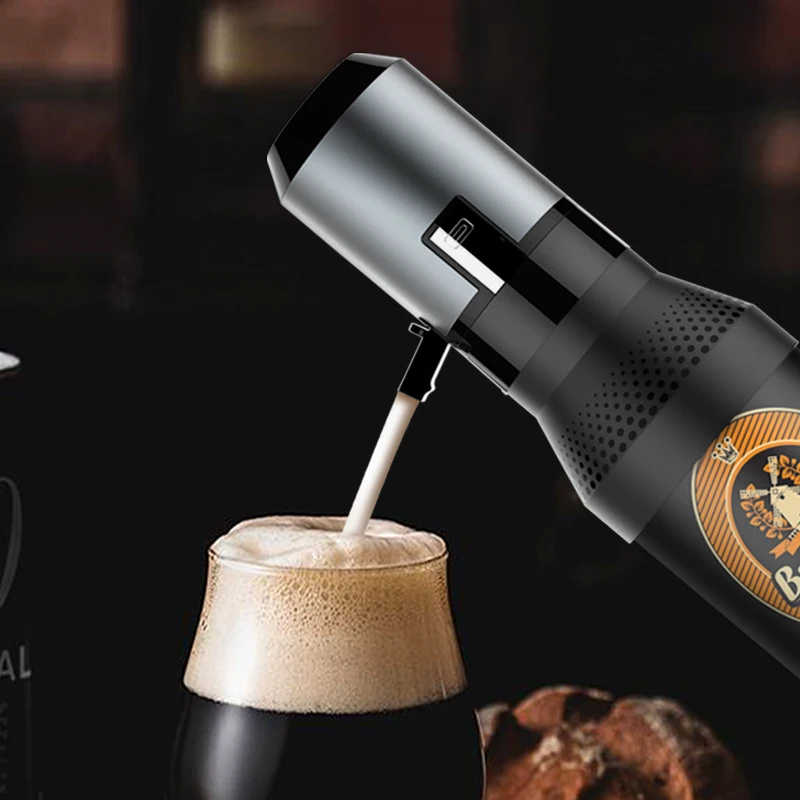 Head Frother For Beer Bars Portable Electric Ultrasonic Beer Foam