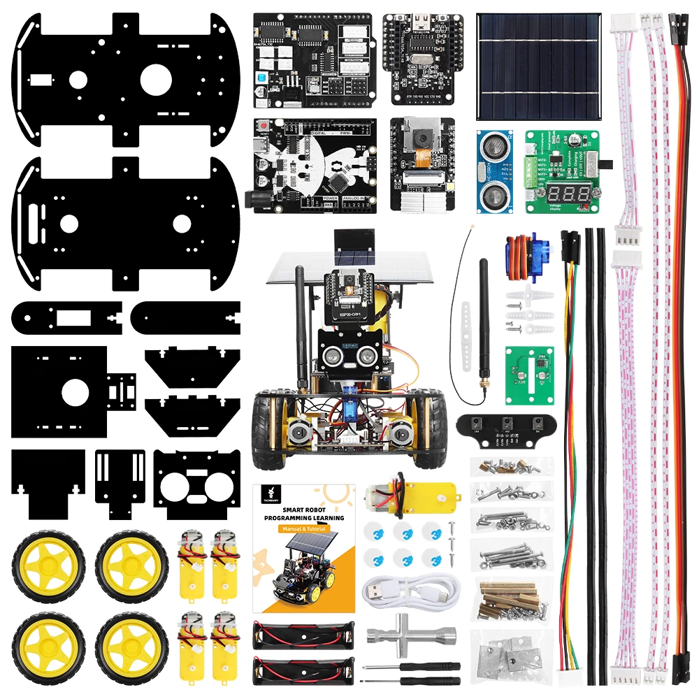 ESP32 Smart Robot Kit - DIY Arduino Robotics & Solar Tracker