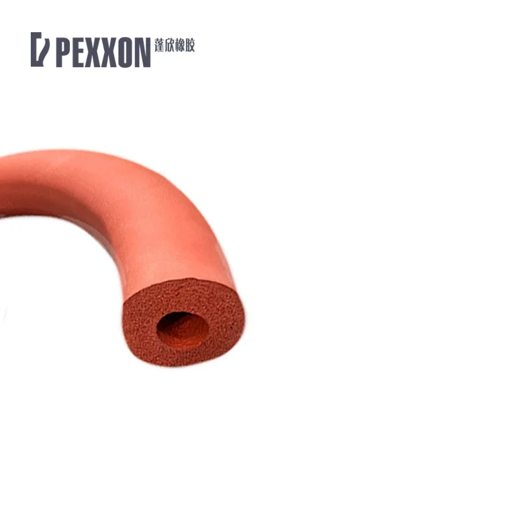 Factory Directly Supply Custom Flexible Diameter Large-diameter Silicone Foam Hose Insulation Foam Rubber Tube