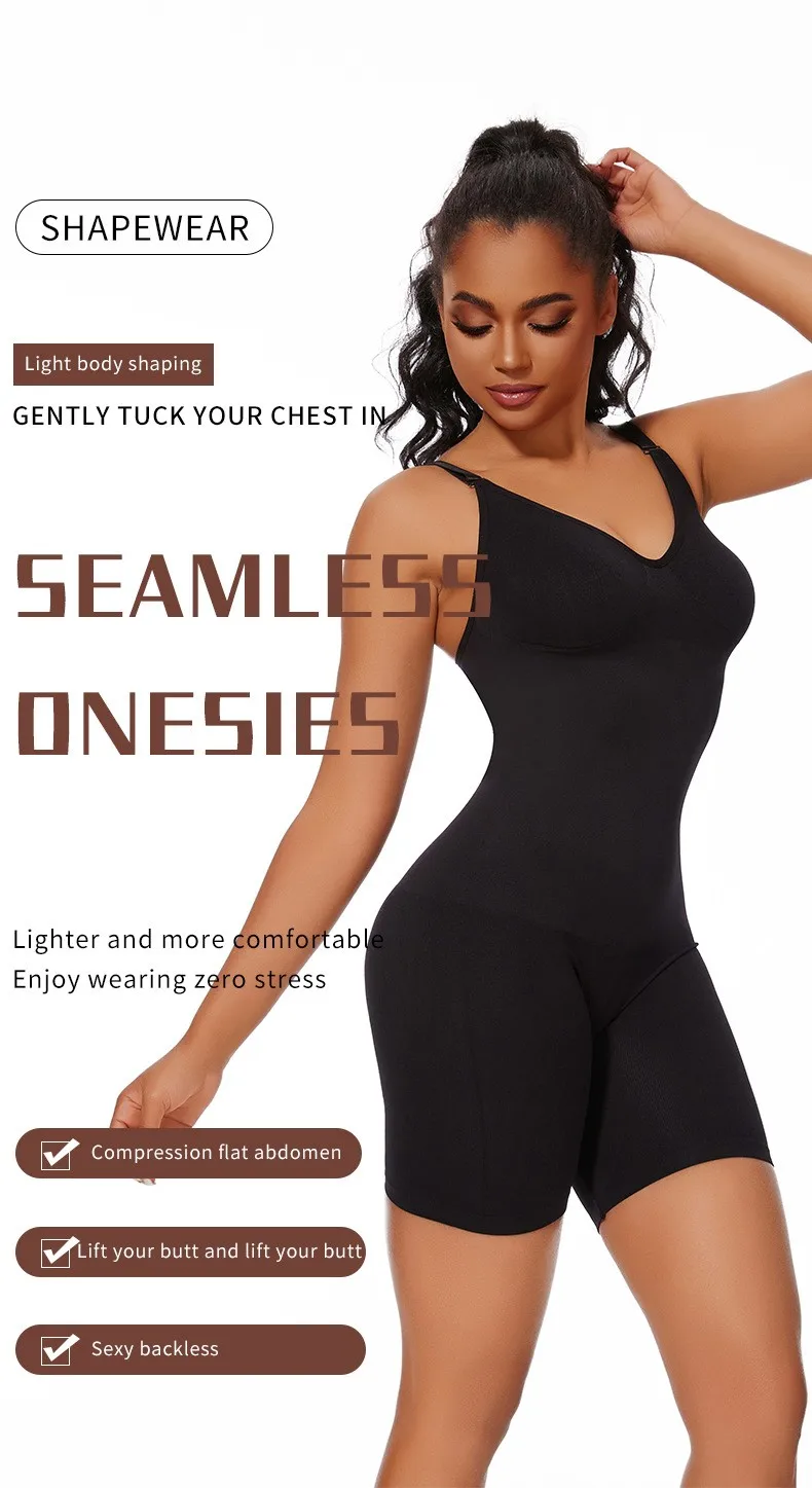 Backless Tummy Control Bodysuit Slimming Shapewear - Oem| Min order 2 ct