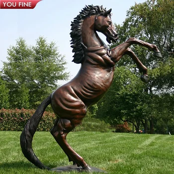アウトドア等身大鋳造ブロンズガーデン馬の彫刻| Alibaba.com