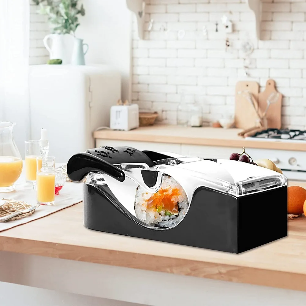 Automatic Sushi Roll Machine Making Kit Equipment DIY Sushi Mold for Beginners Kitchen Accessories Baking Tools