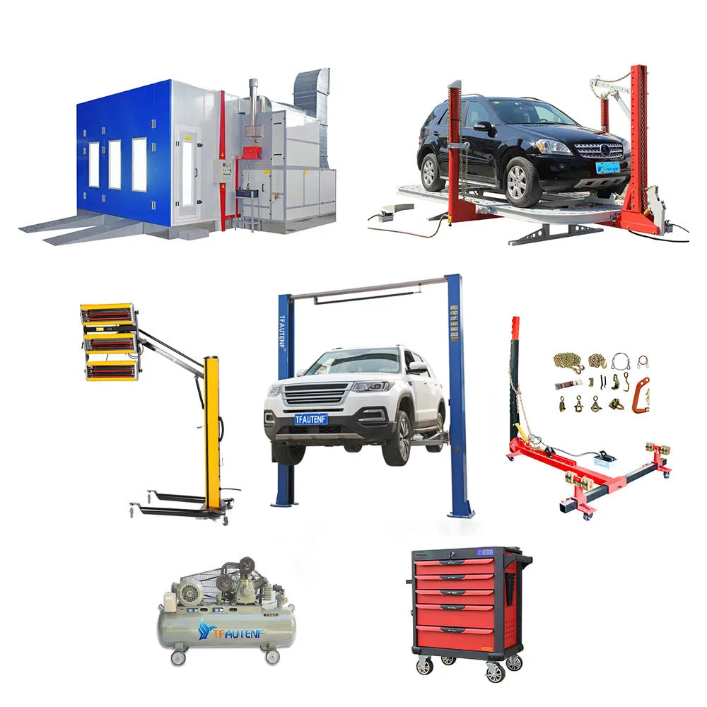 Tfautenf Car Body Repair Machine/car Frame Machine Spray Booth Car Lift