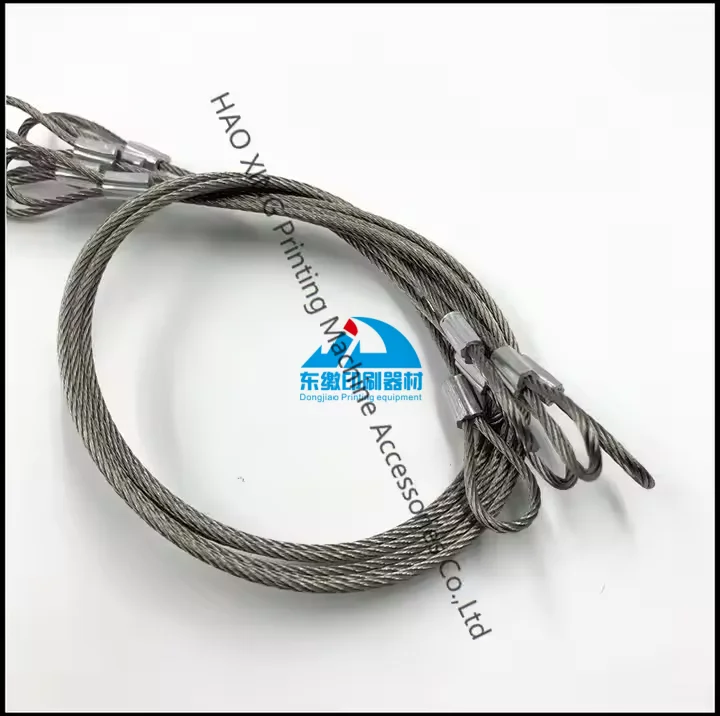 For Heidelberg Offset Printing Machinery Spare Parts Cable  M4.015.449 High Strength Color PVC Coated Steel Wire Rope