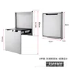 Metallic silver armrest-free design (intelligent cushioning)