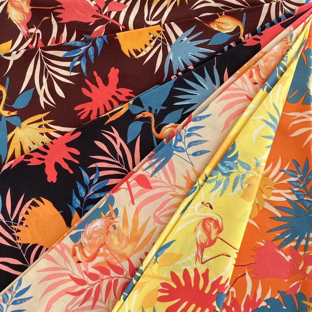 ISP Textile Fabrics Textiles 97 Polyamide 3 Elastane 4 Way Stretch African Print Fabric for Dress