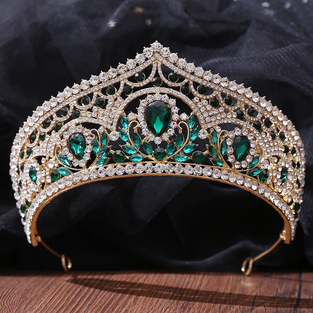 Alloy Bridal Tiaras Rhinestone Luxury Rhinestone Crown  display picture 3