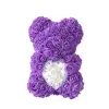 #16 viola + #10 cuore bianco con scatola regalo