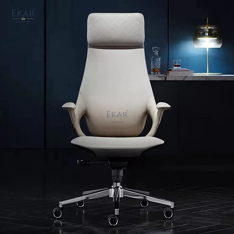 Elevate Your Office Comfort with a Premium Leather Adjustable Chair factory