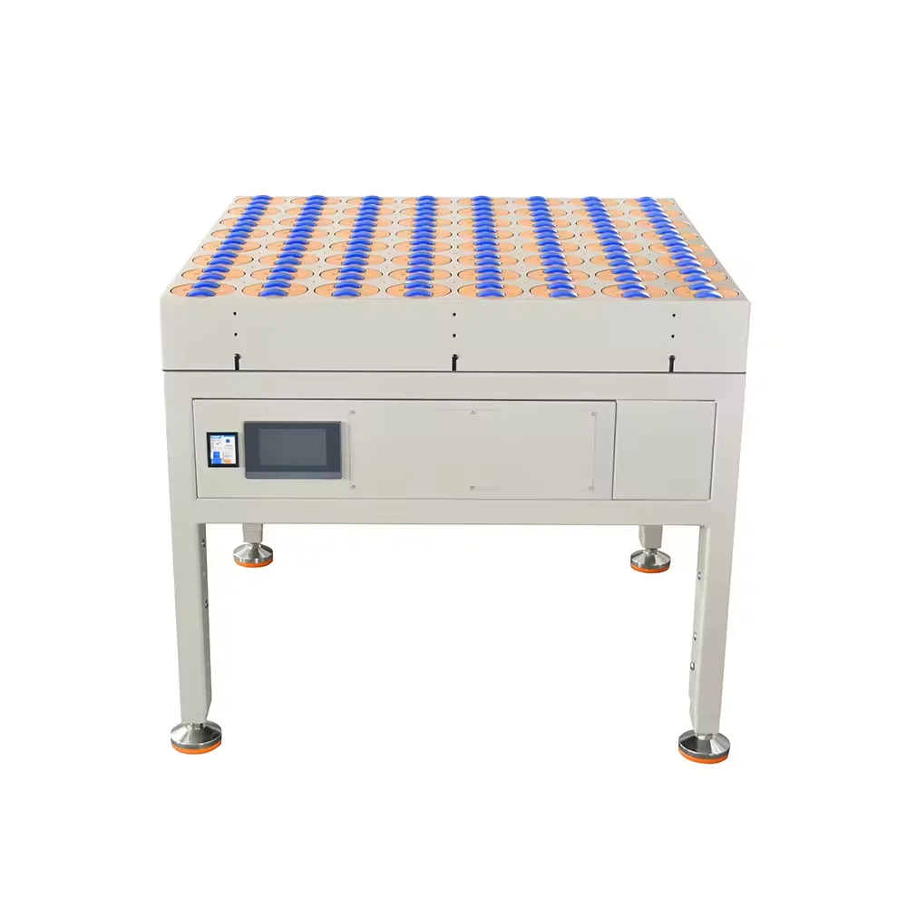 Sorting System Electric Cross Belt Conveyors 90 Degree Swing Electrical Wheel Sorter Conveyors
