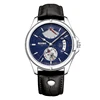 Cintura nera conchiglia argento/blu viso