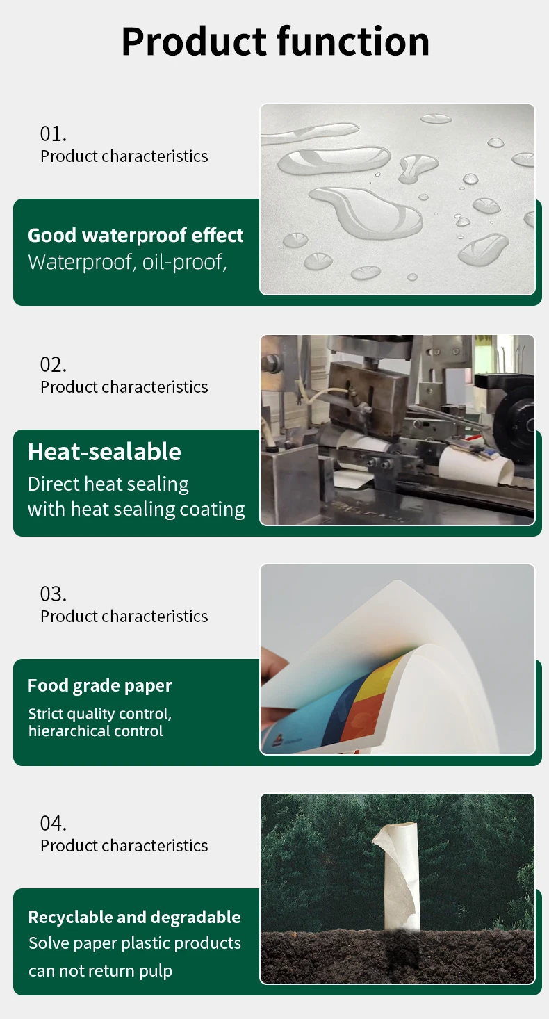 Best Selling Cup Fan Paper Jumbo Roll Recyclable Raw Material Brown