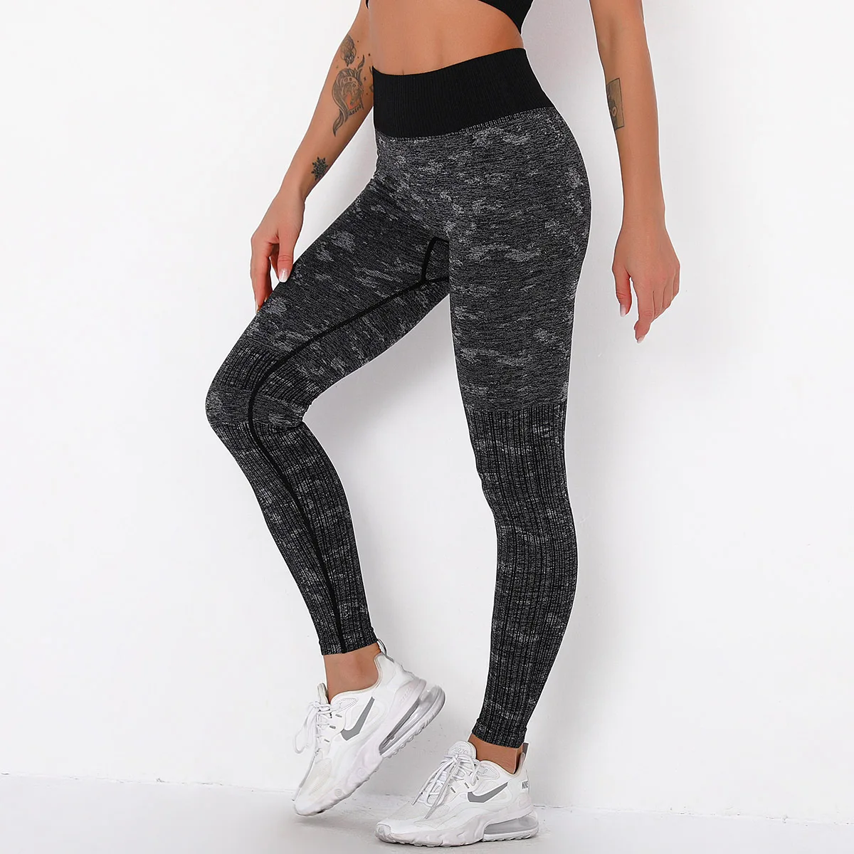 Custom High Waist Fitness Leggings Sexy Seamless Leggings Hollow ...