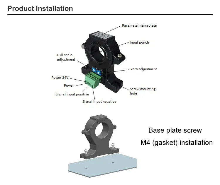 Acrel AHKC-EKDA Hall Effect Open Loop Current Sensor Hall Effect ...