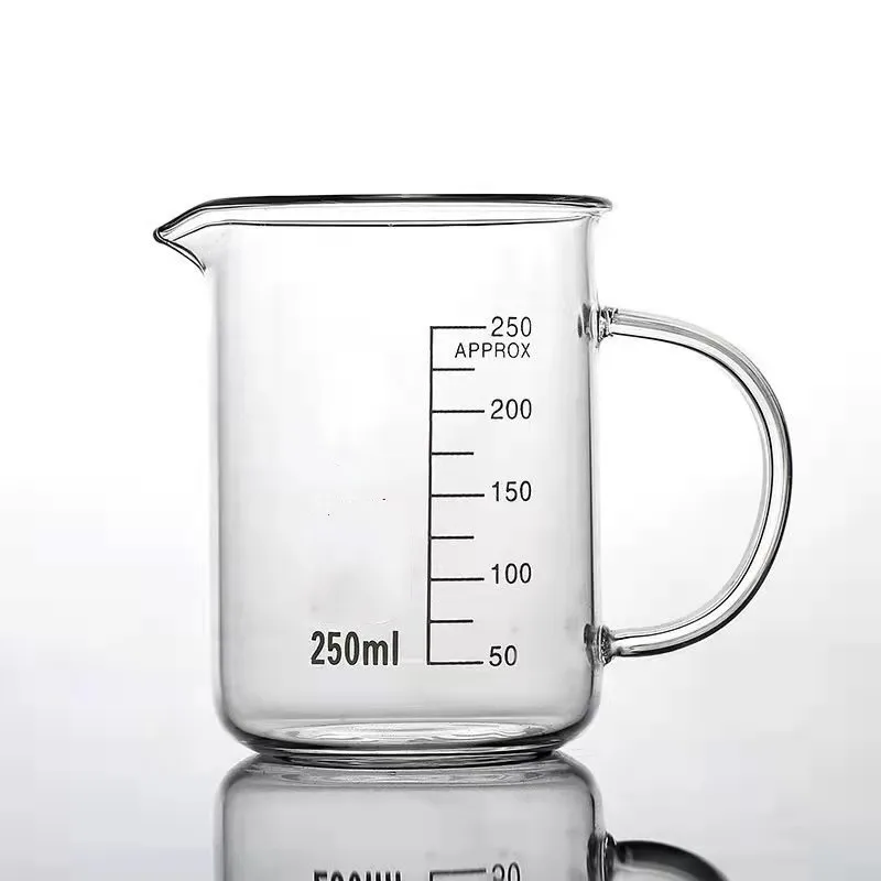 Производитель по индивидуальному заказу боросиликатный стакан с толстыми стенками пирекс 50