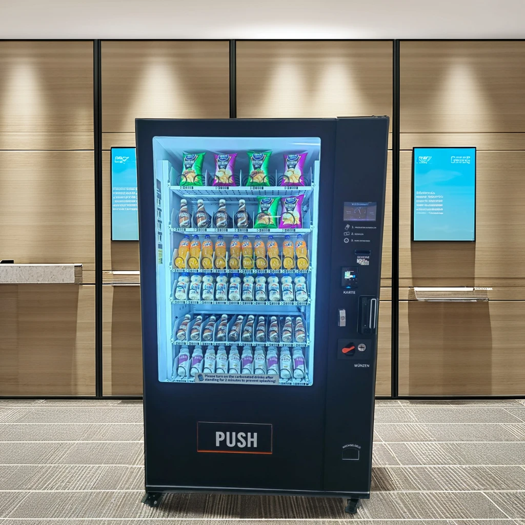 Automatic Waterproof Outdoor Vending Machine Hot Food Vending Machine Automatic with Internal Heating and Cold System