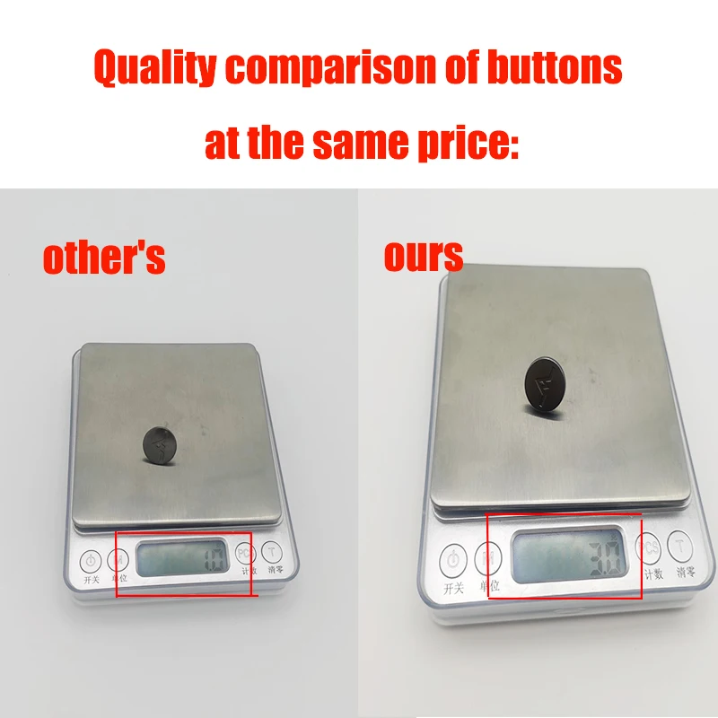 CUSTOM High Quality Metal Button for Denim Jacket 17mm Great Alloy Button for Skirt Jeans Embossed Logo Pop Brass Vintage