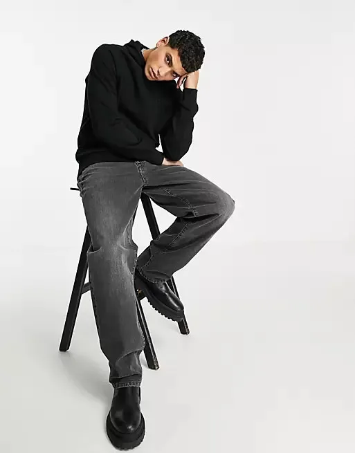 Felpa Con Cappuccio In Cotone Tinta Unita Di Alta Qualità Personalizzata  Senza Coulisse Felpe Con Cappuccio Da Uomo Nere Slim Fit - Buy Mens Felpe  Con Cappuccio,Felpe Con Cappuccio,Nero Con Cappuccio Product